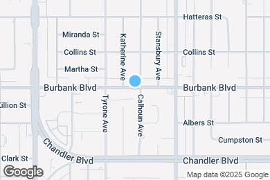 Map image of the property - 14204 Burbank Blvd