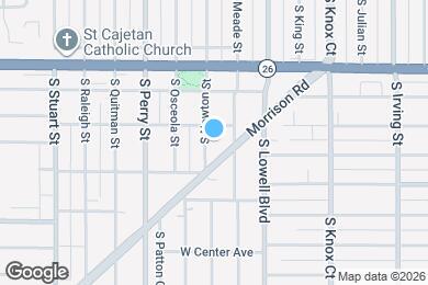 Map image of the property - 420 S Newton St