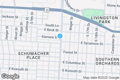 Map image of the property - 721 Parsons Ave