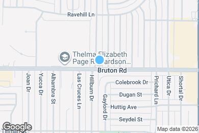 Map image of the property - 2104 Hillburn Dr