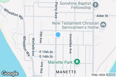 Map image of the property - 1616 Perry Ave