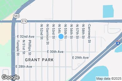 Map image of the property - 3719 N 54th St