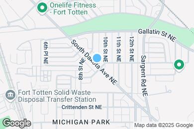 Map image of the property - 5003 South Dakota Ave NE