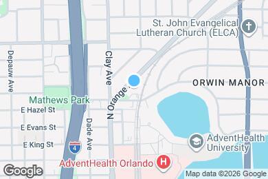 Map image of the property - 3227 N Orange Ave