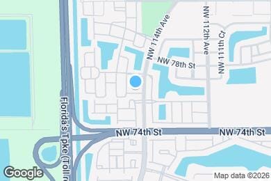 Map image of the property - 11425 NW 76th Terrace