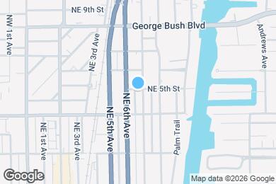 Map image of the property - 434 NE 7th Ave