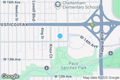 Map image of the property - 1400 Julian St