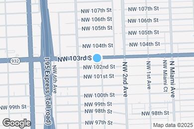 Map image of the property - 315 NW 102nd St