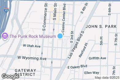 Map image of the property - 1410 S Casino Center Blvd