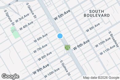 Map image of the property - 711 S Pine St