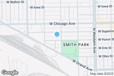 Map image of the property - 2612 W Huron St