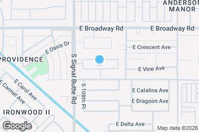 Map image of the property - 10866 E Carol Ave