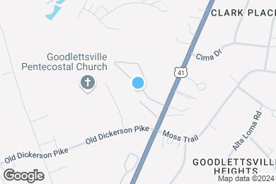 Map image of the property - The Bend Nashville