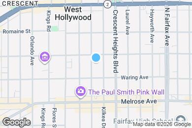 Map image of the property - 836 N La Jolla Ave