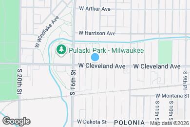 Map image of the property - 1504 W Cleveland Ave