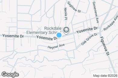 Map image of the property - 1368 1/2 Yosemite Dr