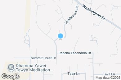 Map image of the property - 16241 Via Rancho