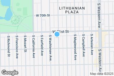 Map image of the property - 7118 S Talman Ave