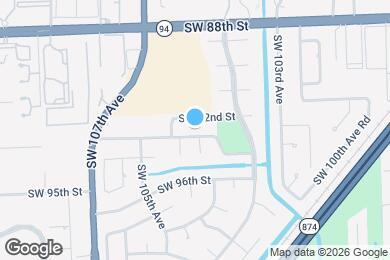 Map image of the property - 10401 SW 93rd St