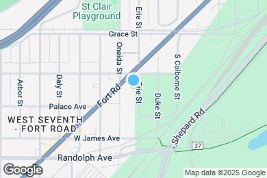 Map image of the property - 375 Erie St