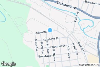 Map image of the property - 415 N 5th Ave