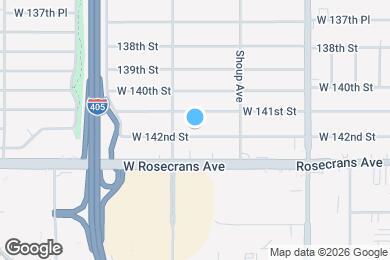 Map image of the property - 5013 W 142nd St