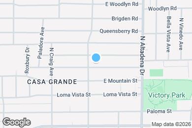 Map image of the property - 2327 E Dudley St