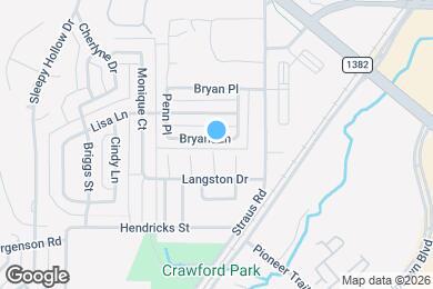 Map image of the property - 313 Bryant Ln