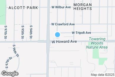 Map image of the property - 9036 W Howard Ave