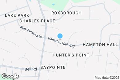 Map image of the property - 6132 Hampton Hall Way