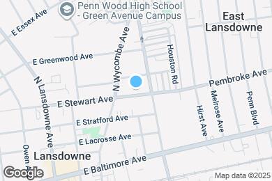 Map image of the property - 109 E Stewart Ave
