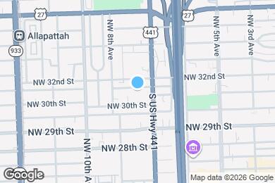 Map image of the property - 740 NW 31st St