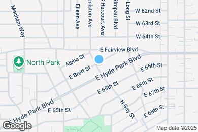 Map image of the property - 1000 E Brett St