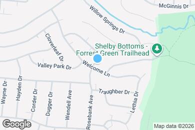 Map image of the property - 1807 Rosebank Ave