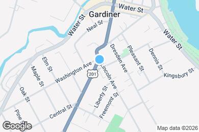 Map image of the property - 1 Lincoln Ave
