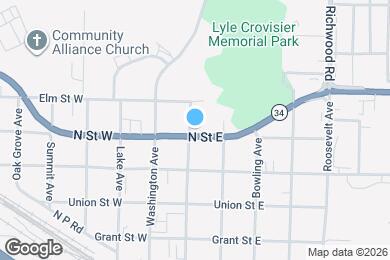Map image of the property - 210 North St E