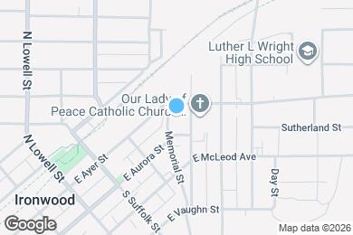 Map image of the property - 100 S Marquette St