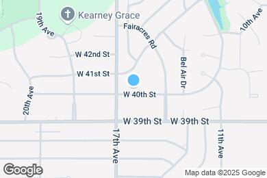 Map image of the property - 1521 W 40th St