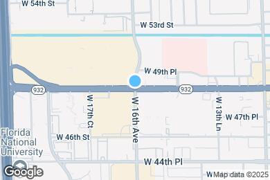 Map image of the property - 16 W 16th Ave