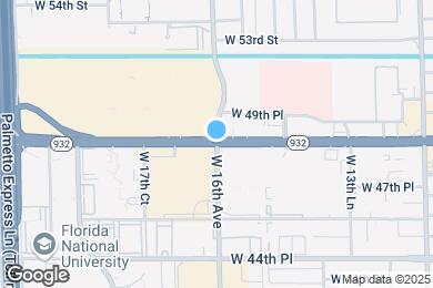 Map image of the property - 43 W 16th Ave