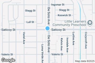 Map image of the property - 7561 De Soto Ave