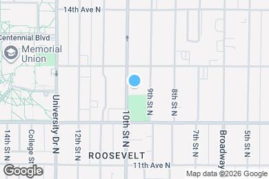 Map image of the property - 1225 10th St N