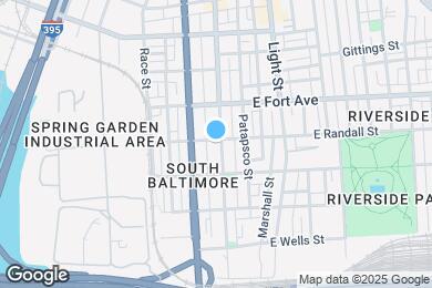 Map image of the property - 1600 S Charles St