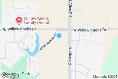 Map image of the property - Willow Way