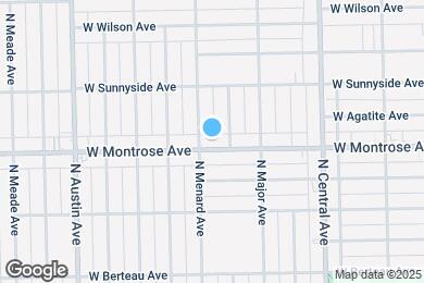 Map image of the property - 5748 W Montrose Ave