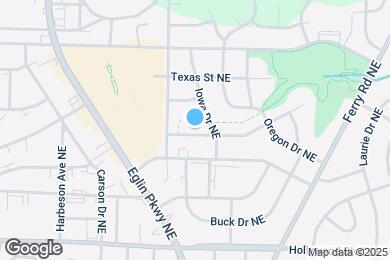 Map image of the property - 131 California Dr NE