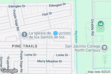 Map image of the property - 14606 Leacrest Dr