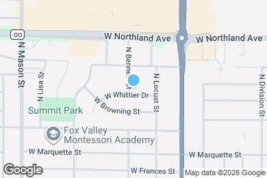 Map image of the property - 2602 N Bennett St