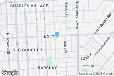 Map image of the property - 307 E 25th St