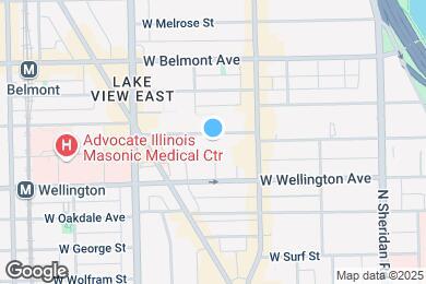 Map image of the property - 645 W Barry Ave